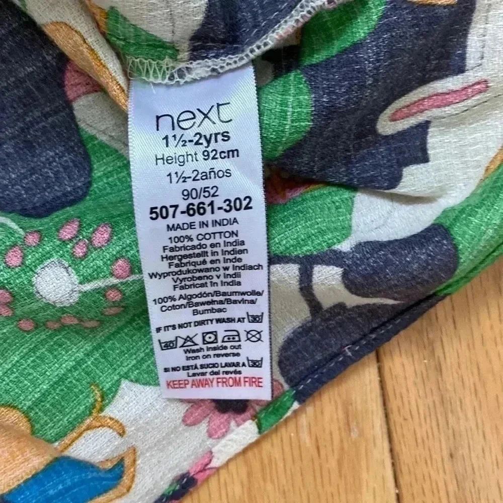 NEXT Baby girl floral dress 18-24 months